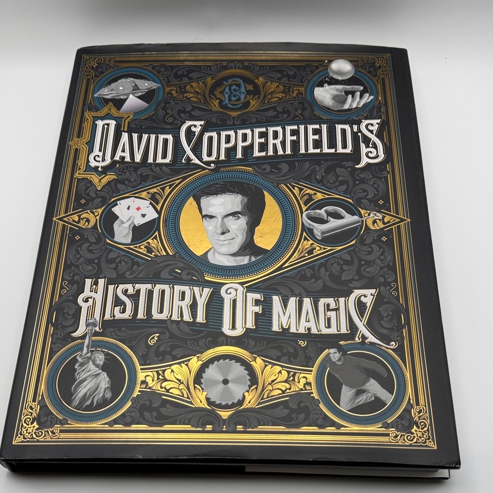 Magic Black and Gold Decorative Book